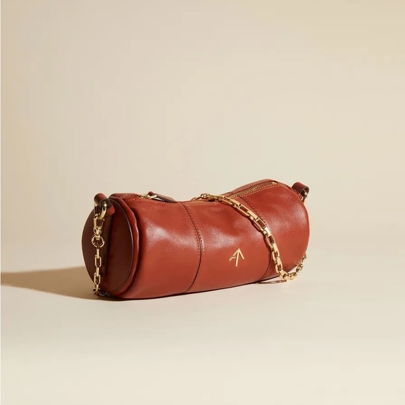 *BRAND NEW* | MANU Atelier Cylinder Bag (Redbole) Burgundy - Picture 1 of 5